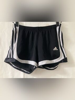 Adidas Black White Running Athletic Shorts Women’s XL
